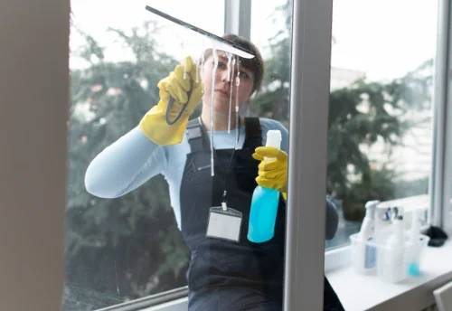 Nettoyage de vitres intérieures et extérieures à Grugies